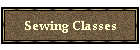 Sewing Classes